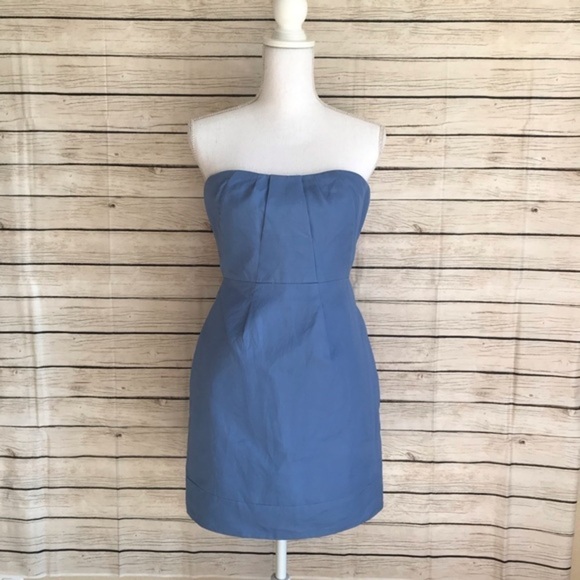 J. Crew Erica Strapless Dress With Pockets Size 2 - Picture 1 of 12